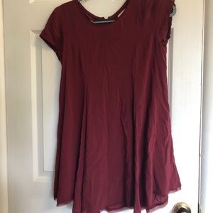 Maroon Silence and Noise dress from Free People